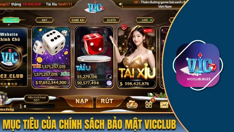 3 mục tiêu hàng đầu của chính sách bảo mật Vicclub