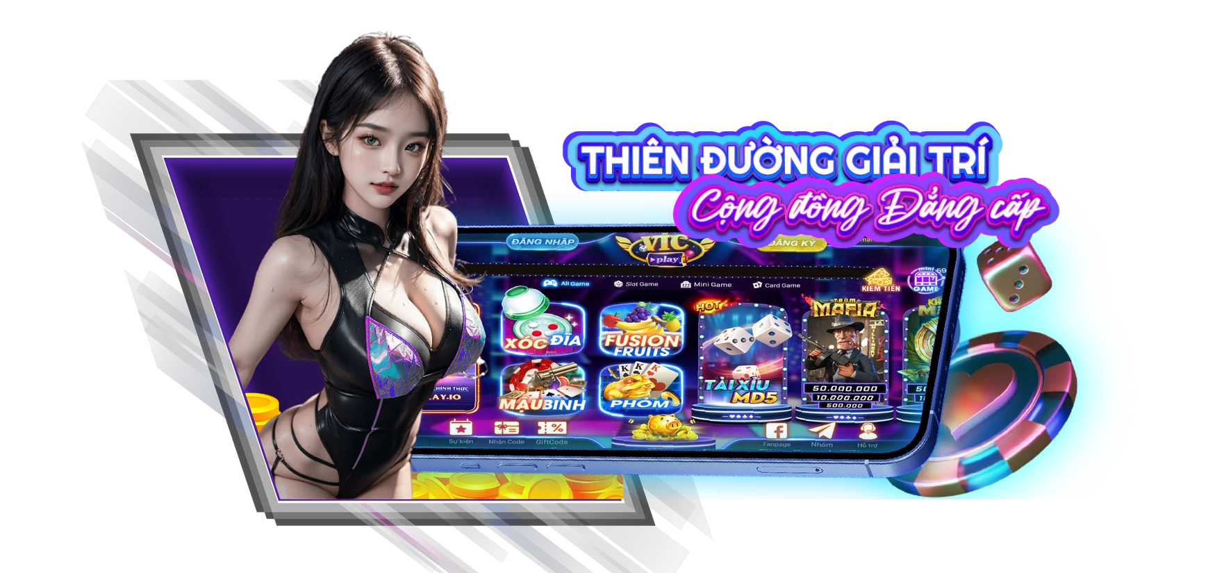 Thiên đường giải trí Vicclub